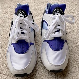 Nike Air Hurache White Lapis Aluminum Black Sneaker